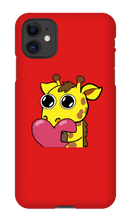 lexxlegion heart giraffe iPhone Phone Cases