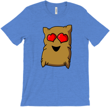 Heart Eyes Sandbag T-shirt by BeardofOz