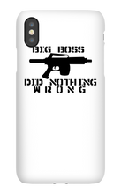 Big Boss Did Nothing Wrong iPhone Phone Case