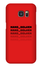 Nano_Dolven's Samsung Phone Cases Black Text