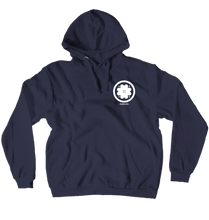 White Logo Hoodie