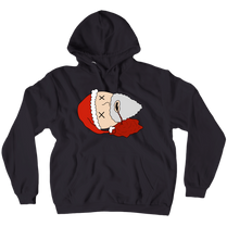 Defeated Santa Hoodie (No-Zip/Pullover)