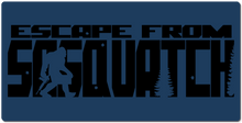 XXL Mousepad - Escape from Sasquatch - Black