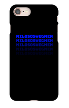MILOSOSWEGMEN Iphone case (Blue)