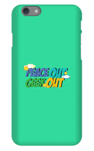 peace out geek out iphone case!