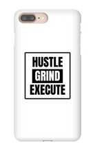 HUSTLE GRIND EXECUTE iPhone Phone Cases