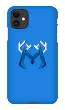 Blue logo iPhone Phone Cases