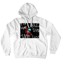 Red Blamed Hoodie
