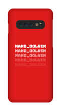 Nano_Dolven's Samsung Phone Cases White Text