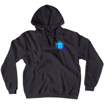GPCA Hoodie Blue/Red logo