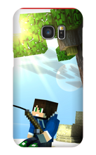Case para Samsung Minecraft JuaoGL Pescando