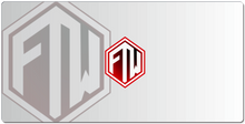 FTW XXL Gaming Mousepad Red/Black Logo