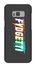 FYDGETTI White Text Design Samsung Phone Case