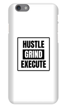 HUSTLE GRIND EXECUTE iPhone Phone Cases