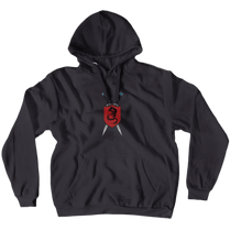 dragonslayer668 Hoodies (Red Shield Logo Only)