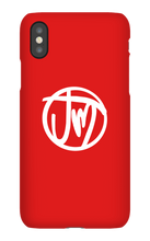 Jonah Moore iPhone Phone Cases (White Logo)