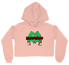 heart cropped hoodie