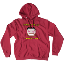 Mykey6Gun Loves You Hoodies (No-Zip/Pullover)