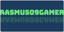 Rasmus09gamer XXL Gaming Mousepad