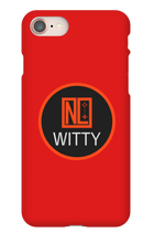 NLWITTY Circle Logo iPhone Phone Case - White