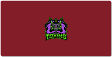 Purple Mask, Full Logo (with name) XXL Mousepad