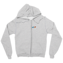 dav logo zip-up hoodie