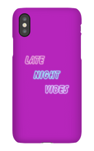 Late Night Vibes iPhone Case