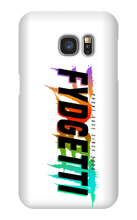 FYDGETTI Black Text Design Samsung Phone Case