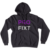 Hoodies (No-Zip/Pullover) Purple/White