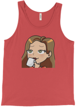 ladymanolo sips tea Tank Top