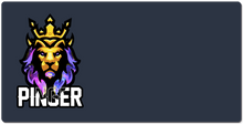 Pinger Left Side Logo XXL Gaming Mousepad