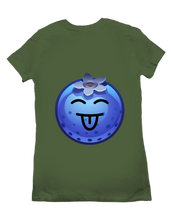 Blueberry tshirt-women-back