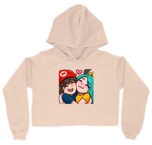 hug women’s cropped hoodie