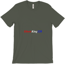 Ghost King 128 red, white, and blue tshirt.