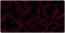 Pink Topographic XXL Gaming Mousepad