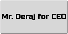 Mr. Deraj for CEO XXL Gaming Mousepad