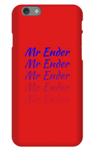 Mr Ender Faded iPhone Cases