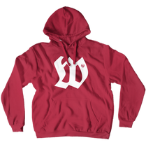 WIKKO Hoodie Fraktur Logo (White)