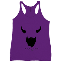 War_Jarl Racer Womans Tank Top (Logo Black)