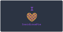 I PIeHeart InsidiousPie XXL Gaming Mousepad