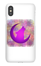 Wolf & Moon Bubbles iPhone Phone Cases