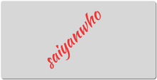 saiyanwho XXL Gaming Mousepad