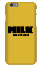 Milk iPhone Phone Cases