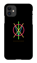 VIXOPHER CENTERED LOGO iPHONE CASE