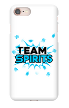 Team Spirits Blue Theme iPhone Phone Cases
