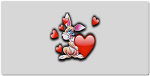 Bunny-Heart XXL Gaming Mousepad