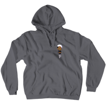 White hair hoodie