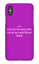 Coffee and Buckets iPhone Phone Case