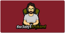 sw3aty_tryh4rd XXL Gaming Mousepad