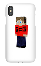 Gaming For Greatness Minecraft Skin iPhone Case